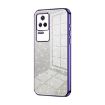 Xiaomi Redmi K40S/Poco F4 Purple Glitter Electroplated Phone Case - 1