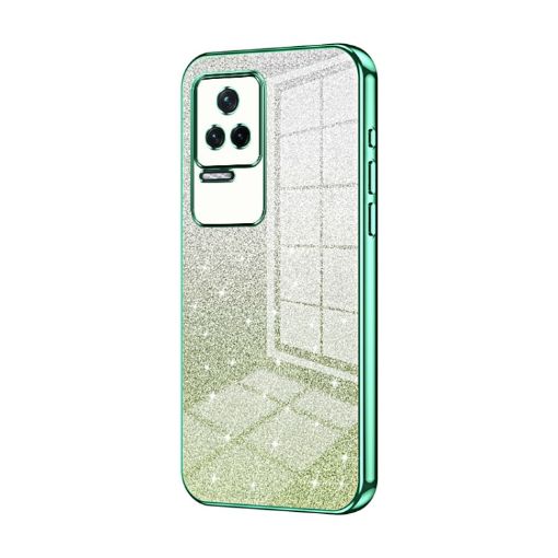 Xiaomi Redmi K50/K50 Pro Glitter Gradient Green Phone Case - 1