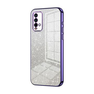 Xiaomi Redmi Note 9 4G Purple Glitter Gradient Phone Case - 1