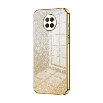 Xiaomi Redmi Note 9 5G/9T Gold Gradient Glitter Phone Case - 1
