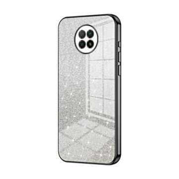 Xiaomi Redmi Note 9 5G/9T Gradient Glitter Electroplated Case Black - 1