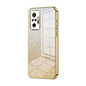 Xiaomi Redmi Note 10 Pro/Max Gold Gradient Glitter Phone Case - 1