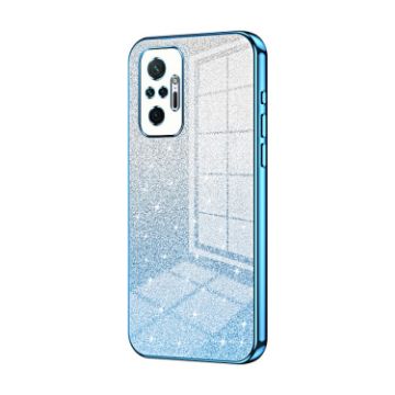 Xiaomi Redmi Note 10 Pro/Max Blue Gradient Glitter Phone Case - 1