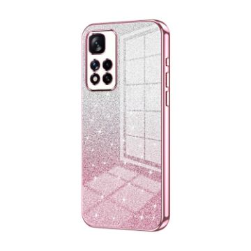 Xiaomi Redmi Note 11 Pro+ 5G Pink Glitter Gradient Phone Case - 1