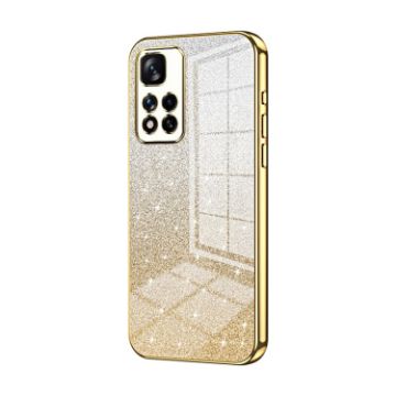 Xiaomi Redmi Note 11 Pro+ 5G Gold Glitter Gradient Phone Case - 1