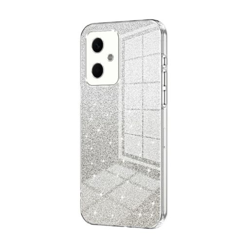 Xiaomi Redmi Note 12R Pro Glitter Gradient Electroplated Case (Clear) - 1