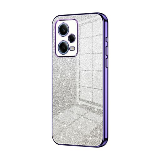 Xiaomi Redmi Note 12 Pro 5G Purple Glitter Gradient Phone Case - 1