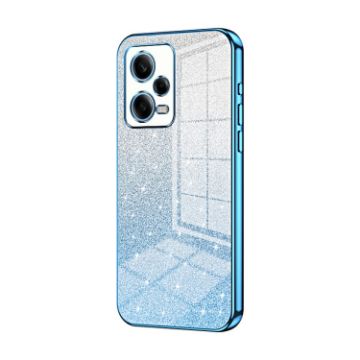 Xiaomi Redmi Note 12 Pro 5G Blue Glitter Gradient Phone Case - 1