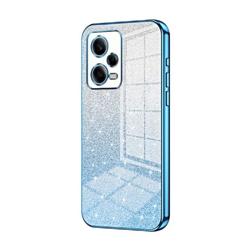 Xiaomi Redmi Note 12 Pro 5G Blue Glitter Gradient Phone Case - 1