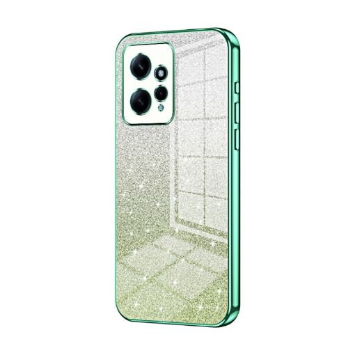 Xiaomi Redmi Note 12 4G Green Glitter Electroplated Phone Case - 1