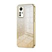 Xiaomi Redmi Note 12S Gold Gradient Glitter Electroplated Phone Case - 1