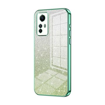 Xiaomi Redmi Note 12S Green Glitter Electroplated Phone Case - 1