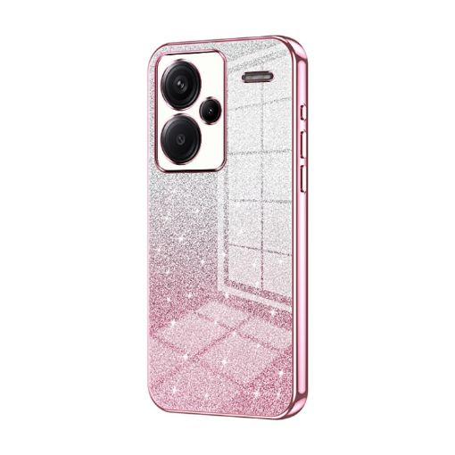 Xiaomi Redmi Note 13 Pro+ Pink Glitter Gradient Phone Case - 1