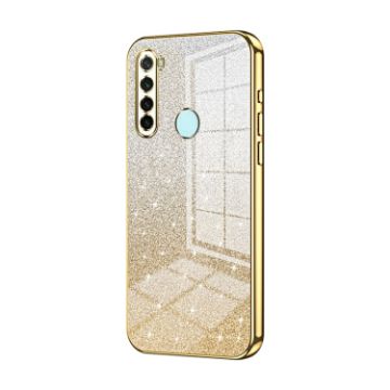 Xiaomi Redmi Note 8/2021 Gold Gradient Glitter Phone Case - 1
