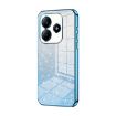Redmi Note 14 5G Blue Glitter Gradient Electroplated Phone Case - 1