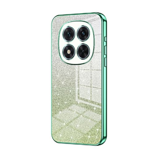 Redmi Note 14 Pro 5G Green Glitter Electroplated Phone Case - 1