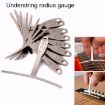 9 in 1 Guitar Ruler: Neck, Fingerboard, Frets, String Yard Caliper - 6