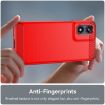 Moto G Play 2024 Red Carbon Fiber TPU Case - Brushed Texture Cover - 5