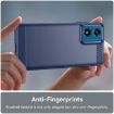 Moto G24 Blue Carbon Fiber Brushed TPU Phone Case - Motorola - 5