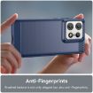 Motorola Edge 50 Pro Blue Carbon Fiber Brushed Texture TPU Case - 5