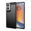 Motorola Moto Edge 50 Fusion Black Carbon Fiber TPU Phone Case - 1