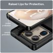 Motorola Edge 50 Ultra Black Carbon Fiber Brushed Texture TPU Case - 6