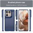 Motorola Edge 50 Ultra Blue Carbon Fiber Brushed TPU Phone Case - 2