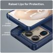 Motorola Edge 50 Ultra Blue Carbon Fiber Brushed TPU Phone Case - 6