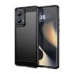 Motorola Edge 2024 Black Carbon Fiber Brushed Texture TPU Case - 1