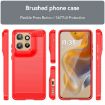 Motorola Edge 50 Neo Red Carbon Fiber Brushed TPU Phone Case - 2