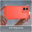 Moto G35 5G Red Carbon Fiber Brushed TPU Case - 5
