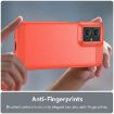 Motorola Moto G55 5G Red Carbon Fiber Brushed Texture TPU Case - 5