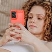 Motorola Moto G55 5G Red Carbon Fiber Brushed Texture TPU Case - 7