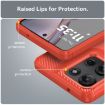 Moto G75 5G Red Carbon Fiber Brushed TPU Case - 6