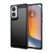 Motorola S50 Neo Black Carbon Fiber Brushed TPU Phone Case - 1