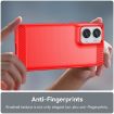 Motorola S50 Neo Red Carbon Fiber Brushed Texture TPU Phone Case - 5