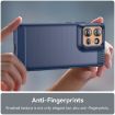 Motorola Edge 50 Blue Carbon Fiber Brushed Texture TPU Phone Case - 5