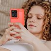 Moto G 5G 2025 Red Carbon Fiber Brushed TPU Phone Case - 7