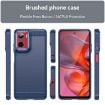 Moto E15 Carbon Fiber Brushed Texture TPU Case - Blue - 2
