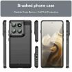 Motorola Edge 60 Pro Black Carbon Fiber Brushed Texture TPU Case - 2