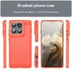 Motorola Edge 60 Pro Red Carbon Fiber Brushed Texture TPU Case - 2