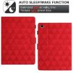 Samsung Galaxy Tab A7 10.4 2022/2020 Red Leather Tablet Case - 7