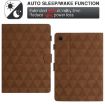 Samsung Galaxy Tab A8 10.5 2021/2022 Leather Tablet Case Brown - 7