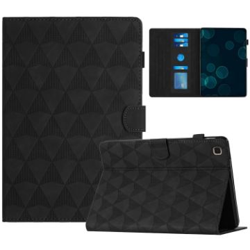 Samsung Galaxy Tab A7 Lite T220 Black Diamond Texture Leather Case - 1