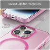 iPhone 14 Pro MagSafe Frosted Translucent Pink TPU + PC Case - 5