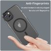 iPhone 14 MagSafe Frosted Translucent TPU PC Full Coverage Case Black - 4