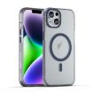 iPhone 14 MagSafe Frosted Translucent TPU + PC Case Dark Blue - 1