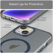 iPhone 14 MagSafe Frosted Translucent TPU + PC Case Dark Blue - 5