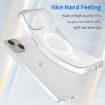 iPhone 14 Plus MagSafe Frosted Translucent TPU PC Case White Full Cover - 3