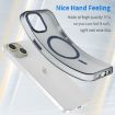 iPhone 14 Plus MagSafe Frosted Translucent TPU PC Case Dark Blue - 3